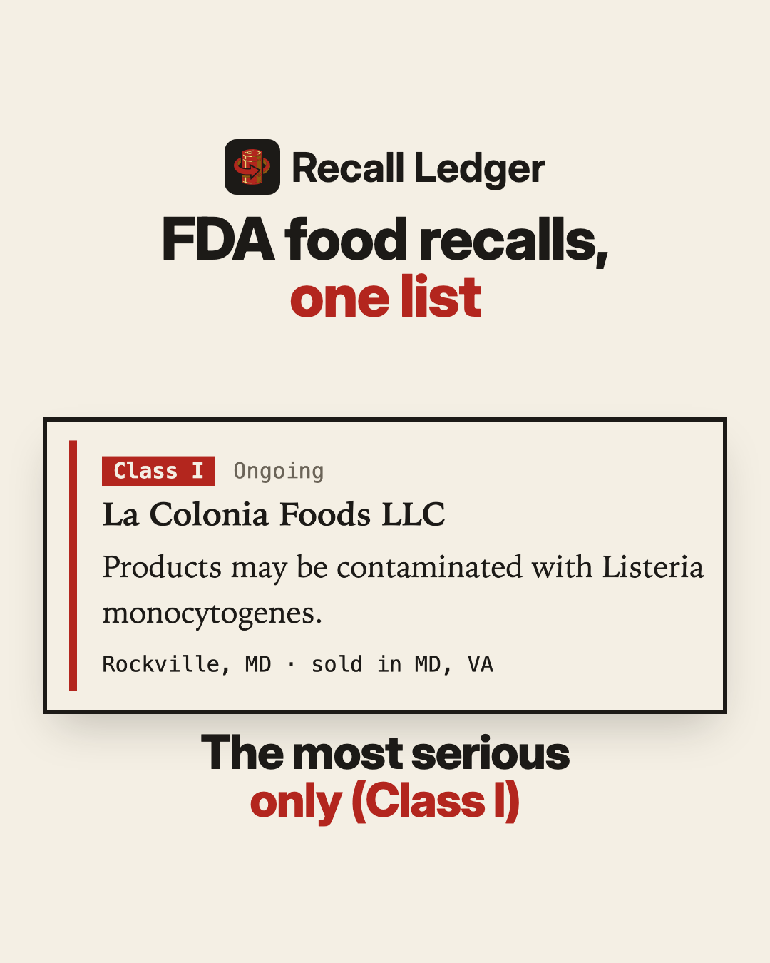 Recall Ledger ad, slide 3 of 5